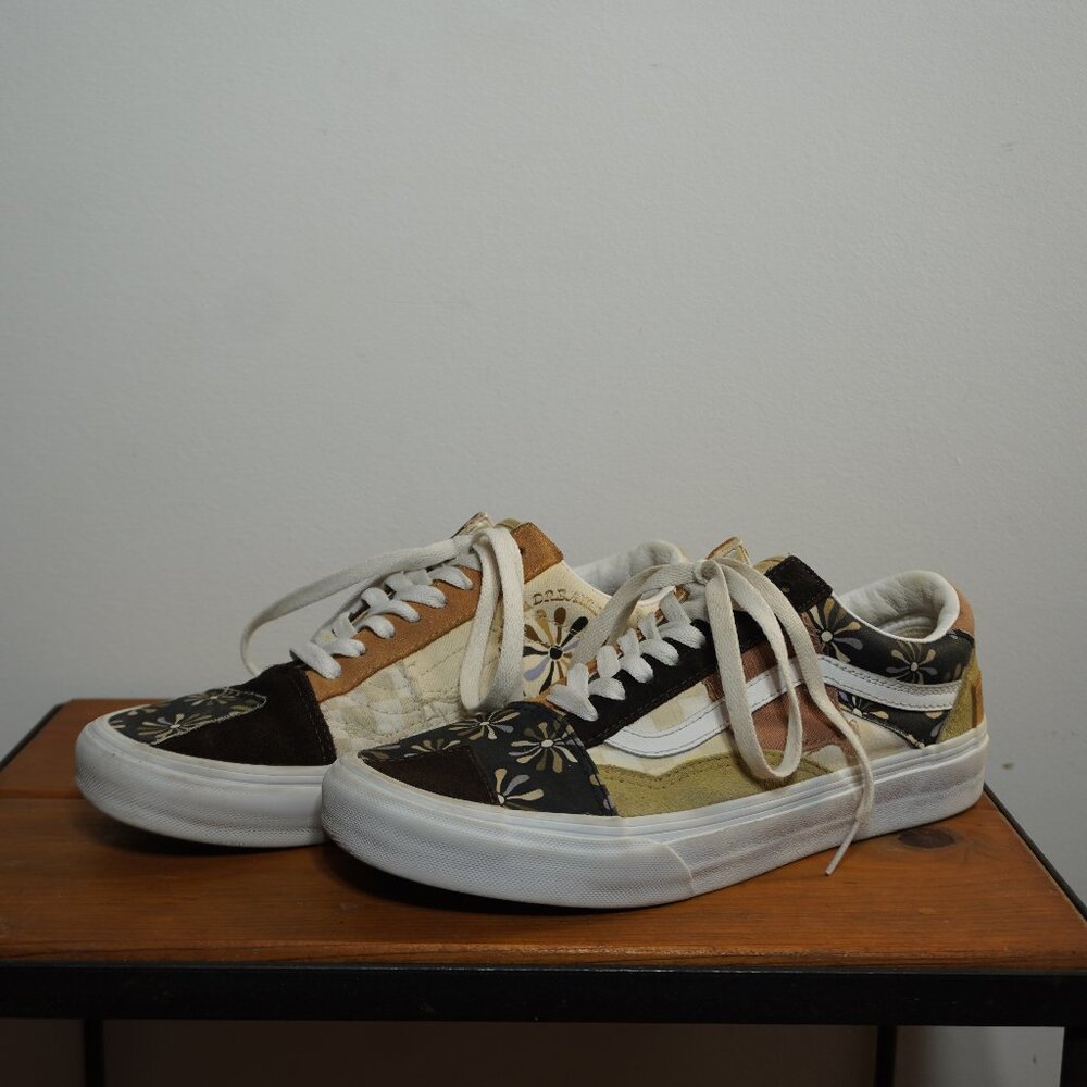 Vans Old Skool Divine Patchwork Sneaker, Size M7.… - image 1